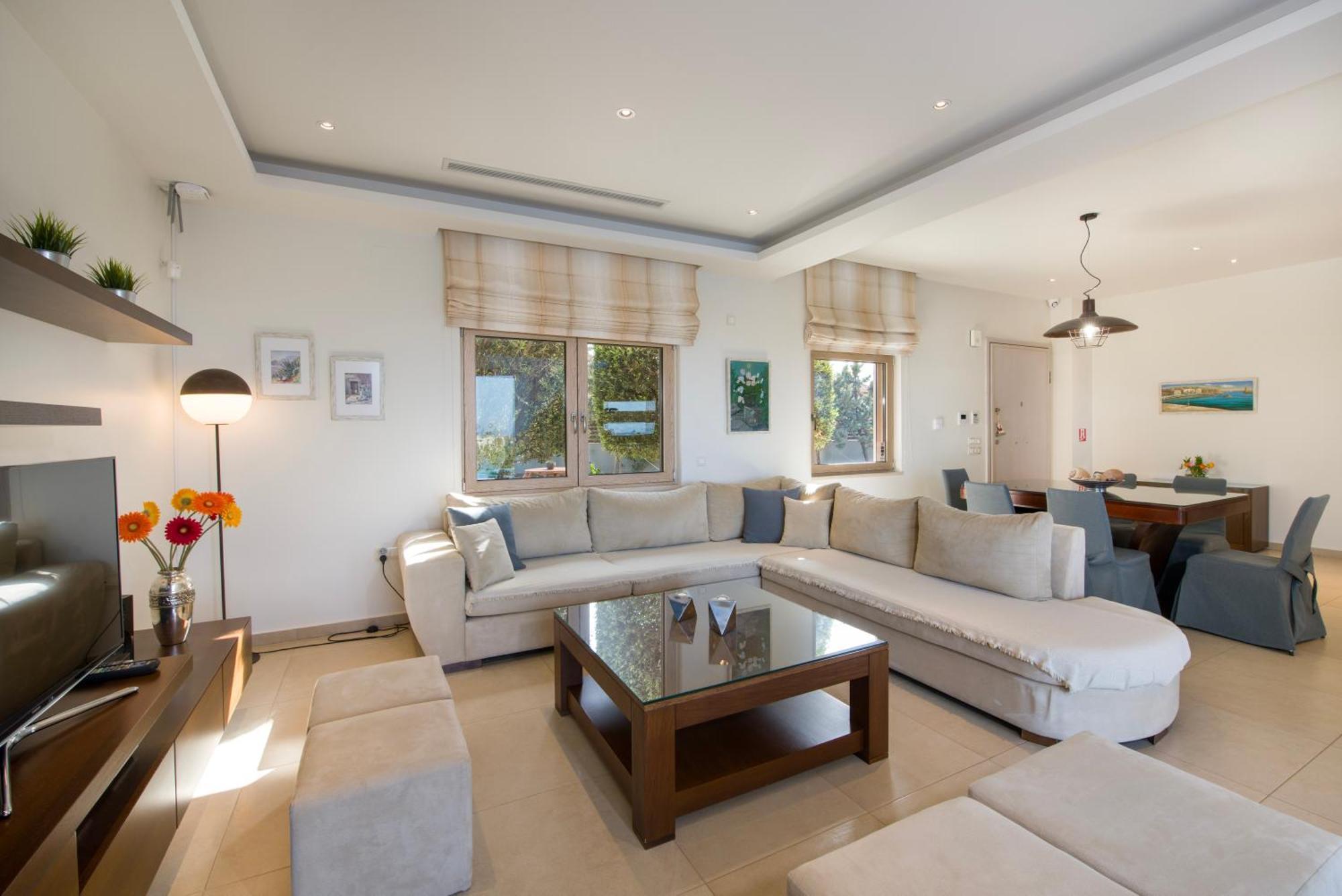 Four Seasons Private Villa - Seaview - Big Heated Pool - Gym - Sport Activities ゴウヴァイ エクステリア 写真