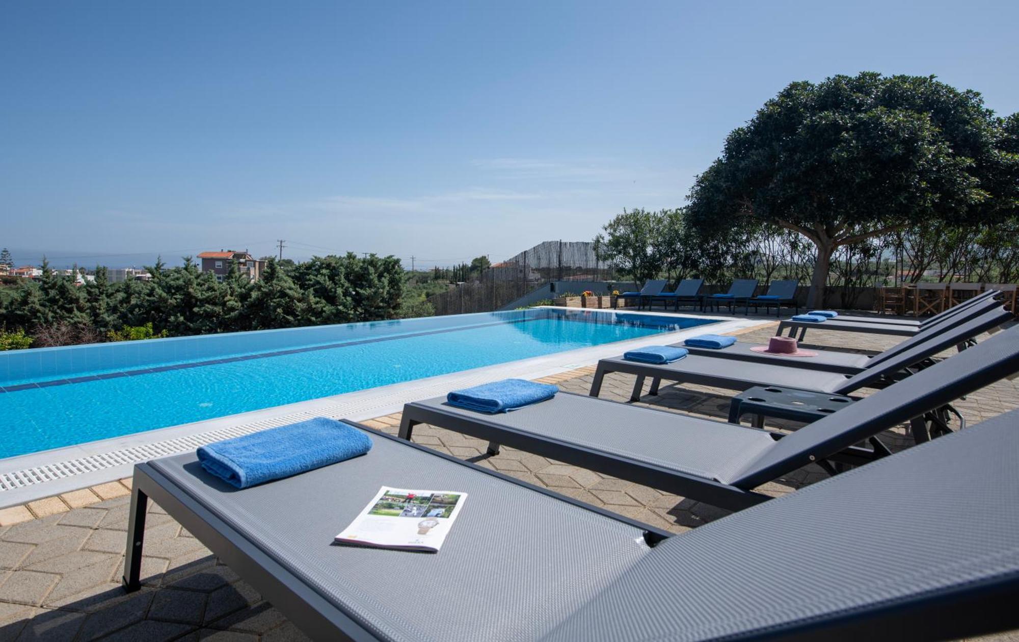 Four Seasons Private Villa - Seaview - Big Heated Pool - Gym - Sport Activities ゴウヴァイ エクステリア 写真