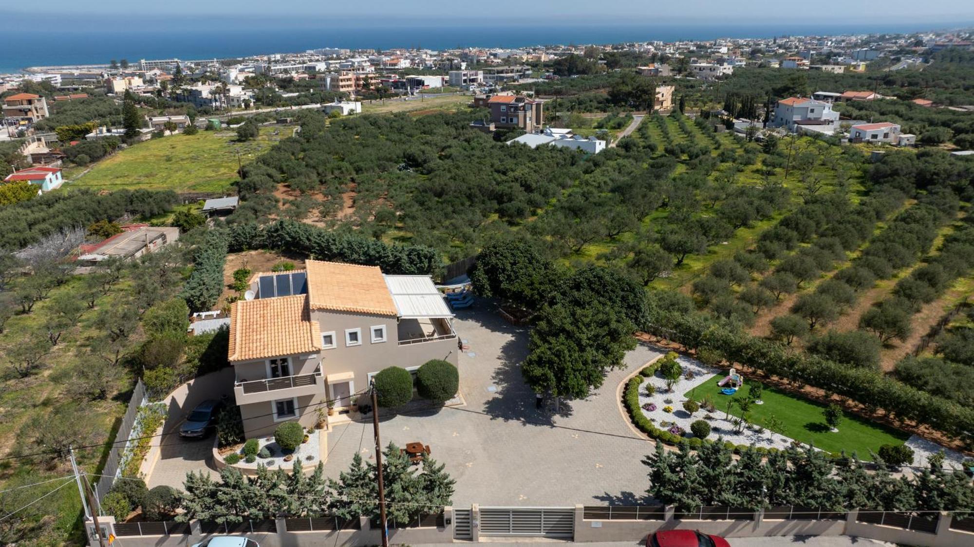 Four Seasons Private Villa - Seaview - Big Heated Pool - Gym - Sport Activities ゴウヴァイ エクステリア 写真